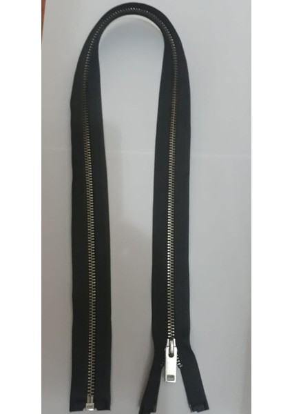 Evren Ev Tekstıl Gri Gümüş Diş Fermuar 72 cm - 1 Adet