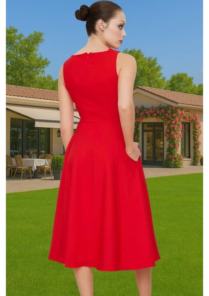 Midi Boy Pileli Elastan Dokuma Elbise Iş ve Günlük Yüksek Kalite Şık Görünüm Premium Kalite modelleri