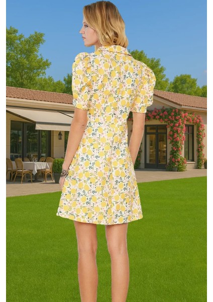 Çiçekli A Kesim Mini Elbise Polyester Karışımlı Yazlık Zarifane Tasarım Rahat Kullanım Özel Tasarım modelleri