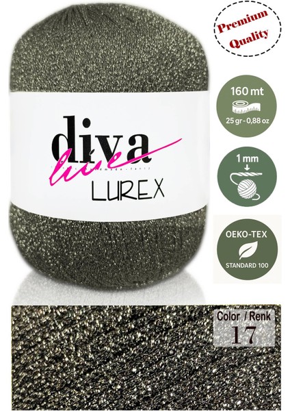 Lurex 17 Asker Yeşili