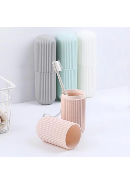 Seyahat Tipi Plastik Diş Fırçası Gözlük Kalem Fırça Erzak Saklama Kabı Düzenleme Kalemlik (4172) modelleri