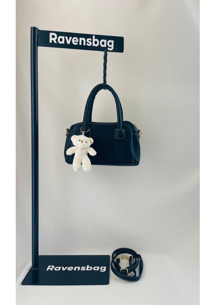 Ayıcıklı El ve Omuz Kadın Çanta