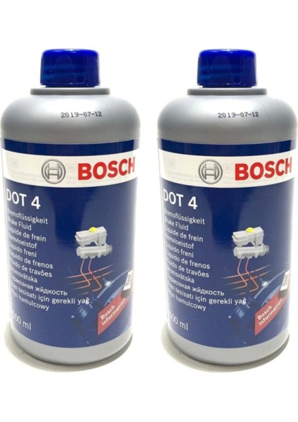 Dot 4 Fren Hidroliği 2 Adet 500ML Toplam 1 Lt