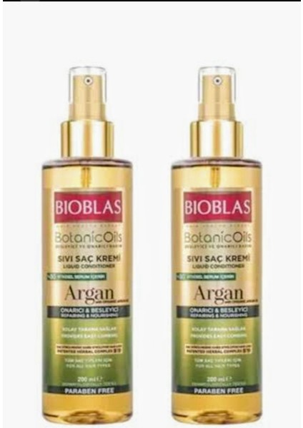 San Argan Keratin Sıvı Saç Kremi 200x2 Adet