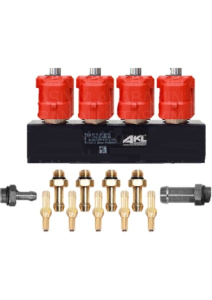 Uyumlu Akl 4'lü Enjektör (3ohm)