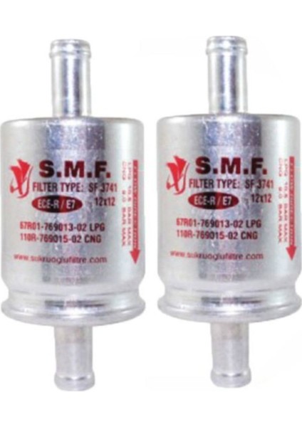 Otogaz Lpg Filtresi Lpg Ara Filtre 12*12 Mm(2 Adet)