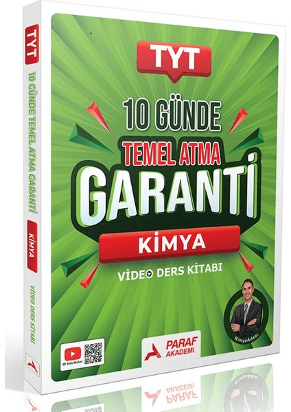 TYT Kimya 10 Günde Temel Atma Garantisi 192 Sayfa Ciltsiz Eğitim Kitabı