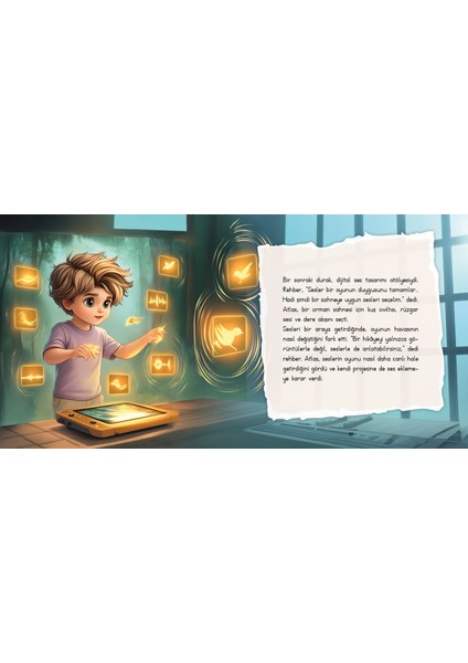 Atlas ve Dijital Yaratıcılık - Atlas’ın Işıklı Sanat Yolculuğu - 5. Kitap