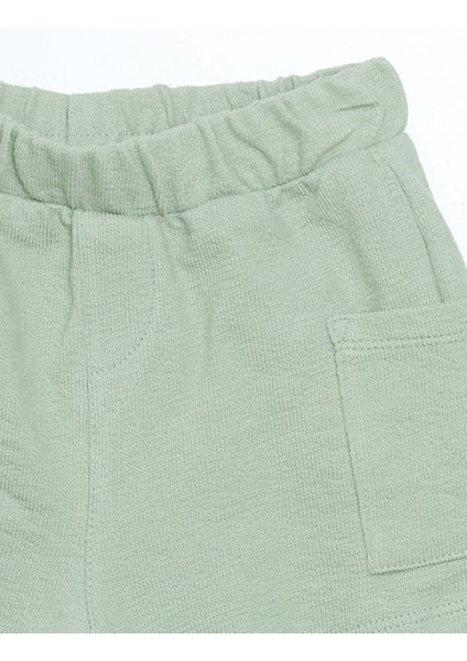 Yeni Sezon Beli Lastikli Basic Erkek Bebek Sort 2'li - S5BI18Z1
