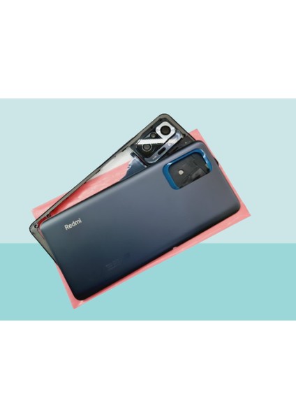 - Xiaomi Redmi Note 10 Pro (4g) Full Kasa Arka Kapak Batarya Kapağı - Siyah