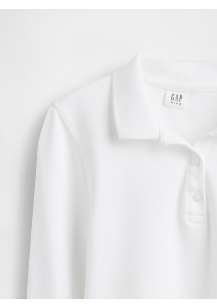 Kız Çocuk Beyaz Uniform Polo T-Shirt fiyatları