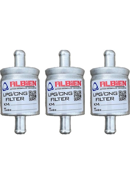 Atiker-Akl-Aldesa-Tartarini-Cangas-Vikars-Mimgas-Zavoli Uyumlu Lpg Filtresi 12-12MM - 3 Adet