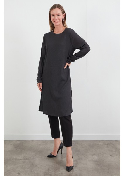 Fullamodest Basic Yanları Yırtmaçlı Tunik