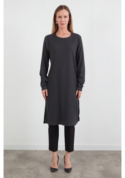 Fullamodest Basic Yanları Yırtmaçlı Tunik