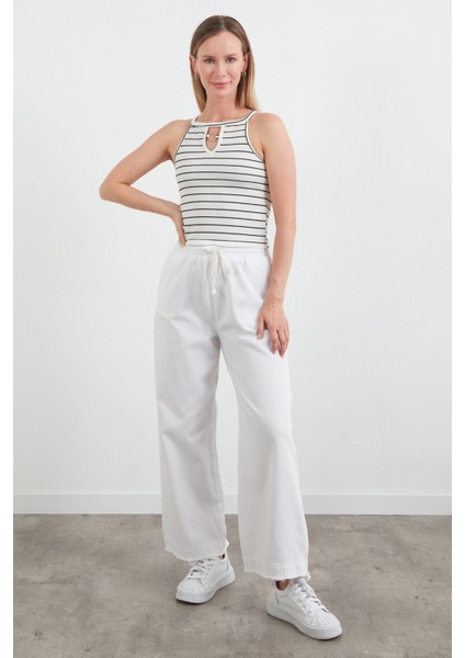 Çizgili Halka Detaylı Halter Yaka Body fiyatları