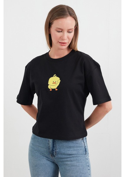 Civciv Baskılı Kısa Kol Tişört fiyatları