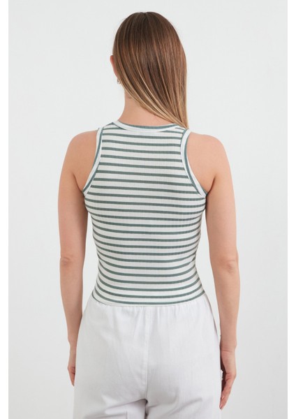 Çizgili Halter Yaka Body fırsatları