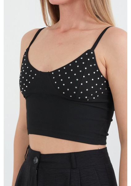 Taş Işlemeli Askılı Büstiyer indirimleri