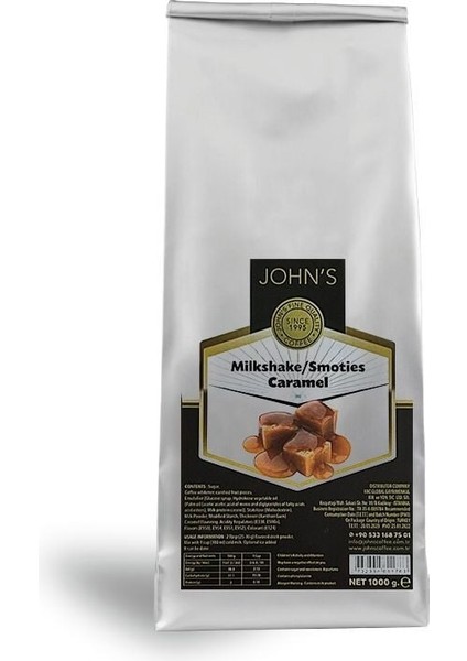 John's Karamel Milkshake Tozu 250 gr