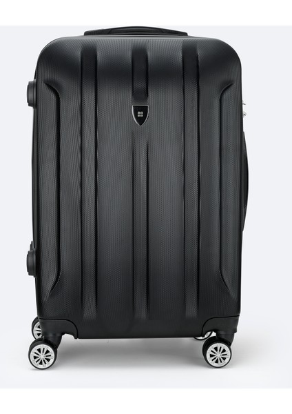 Erkek Siyah Kilitlenebilir Orta Boy Bavul B008112