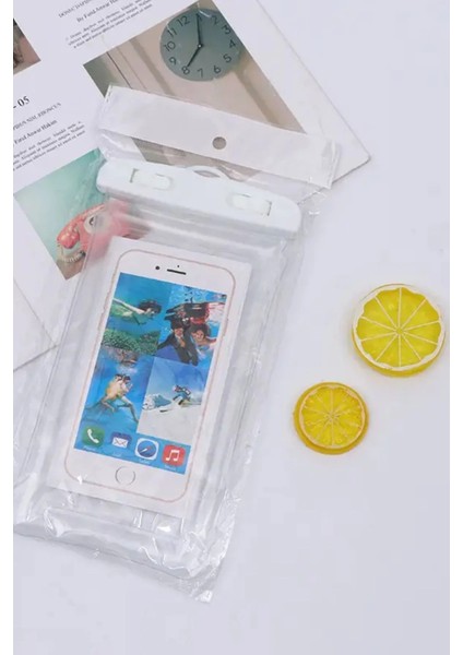 Su Geçirmez Askılı Kılıf Su Geçirmez Telefon Kılıfı Tüm Telefonlarla Uyumlu Su Kılıfı Siyah Sıkıştırma Kelepçeli fırsatları