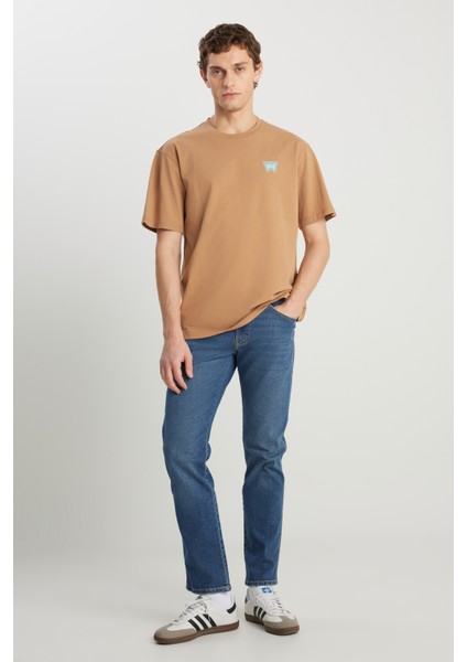 Arizona Straight Fit Normal Bel Denim Esnek Jean Kot Pantolon