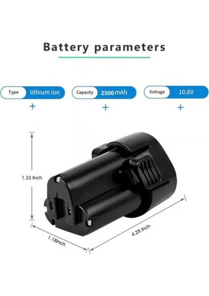 Marka Mak CL100DZ 10.8V 2.5AH Muadil Batarya fiyatları