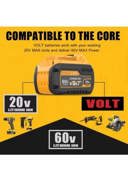 Marka Dew DCB112 20V 6AH Muadil Batarya