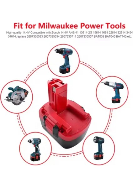 Bosch Gsb 14.4 Ve-2 14.4V 2200MAH Ni-Cd Muadil Batarya modelleri