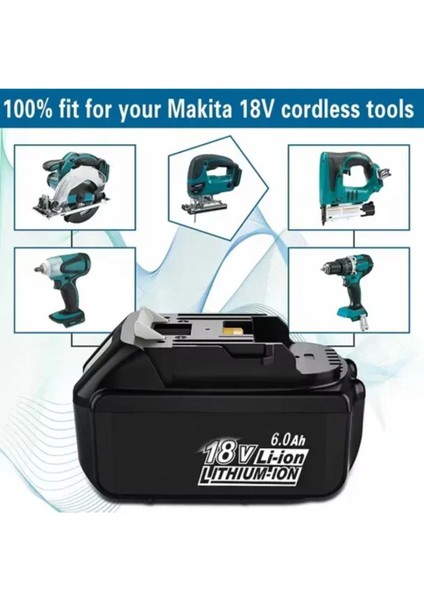 Marka Mak DHP482WZ 18V 6AH Muadil Batarya