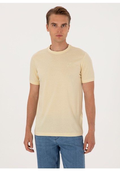 Bisiklet Yaka Yeşil Erkek T-Shirt Exc-Melenas