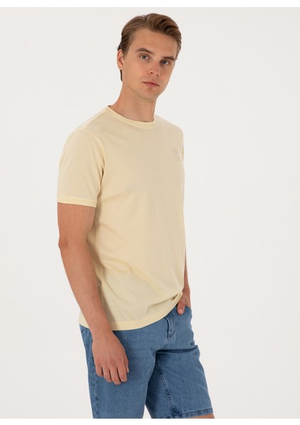 Bisiklet Yaka Yeşil Erkek T-Shirt Exc-Melenas modelleri
