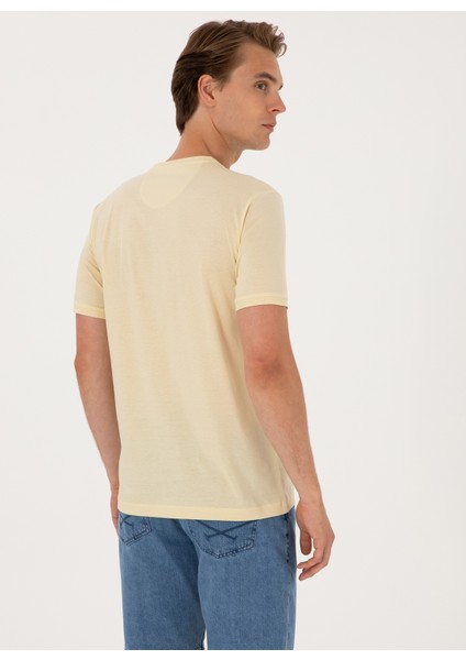 Bisiklet Yaka Yeşil Erkek T-Shirt Exc-Melenas indirimleri