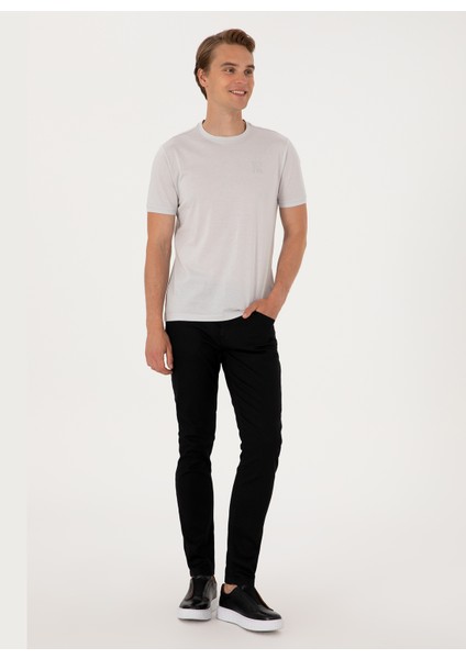 Bisiklet Yaka Gri Erkek T-Shirt Exc-Melenas fırsatları