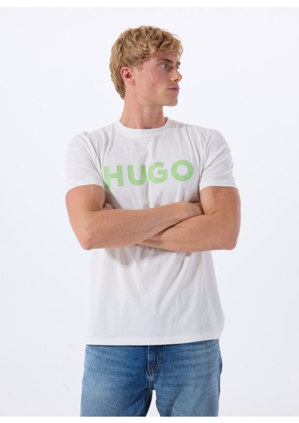 Bisiklet Yaka Düz Beyaz Erkek T-Shirt 50467556_DULIVIO 10229761 01 modelleri