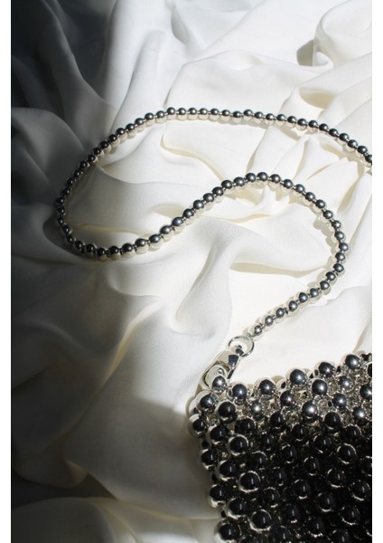 Gümüş Boncuk Çanta modelleri