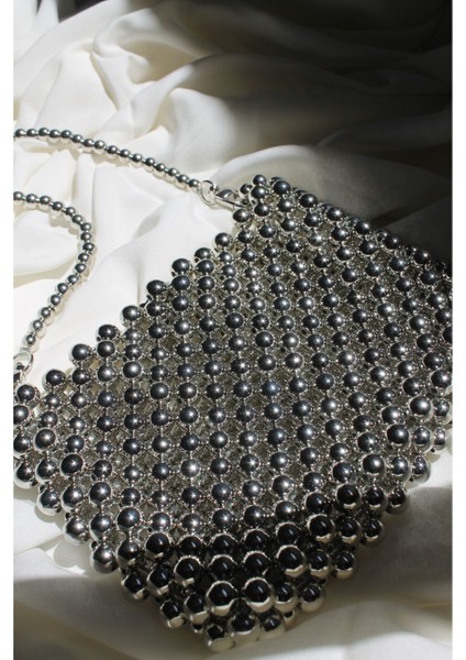 Gümüş Boncuk Çanta indirimleri