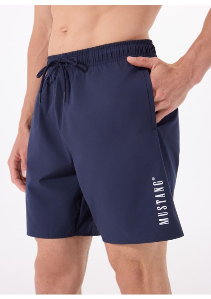 Lacivert Erkek Normal Bel Desenli Şort Mayo M5SM-SRT0001 fiyatları