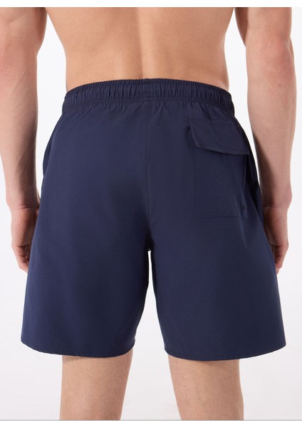 Lacivert Erkek Normal Bel Desenli Şort Mayo M5SM-SRT0001 fırsatları