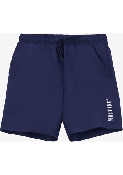 Lacivert Erkek Normal Bel Desenli Şort Mayo M5SM-SRT0001