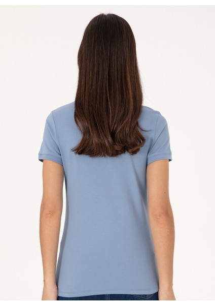 Mavi Kadın Slim Fit Polo T-Shirt GTP-IY025 indirimleri