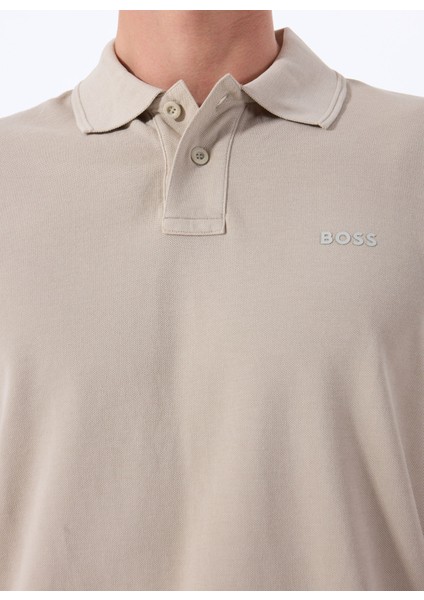 Bej Erkek Polo Yaka Regular Fit Polo T-Shirt Prime fırsatları
