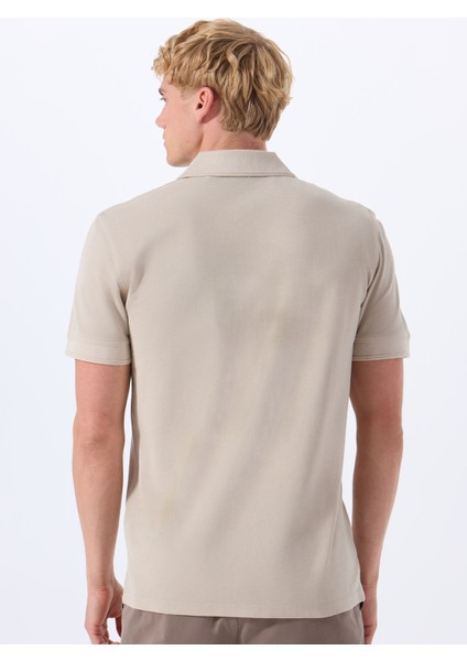 Bej Erkek Polo Yaka Regular Fit Polo T-Shirt Prime indirimleri