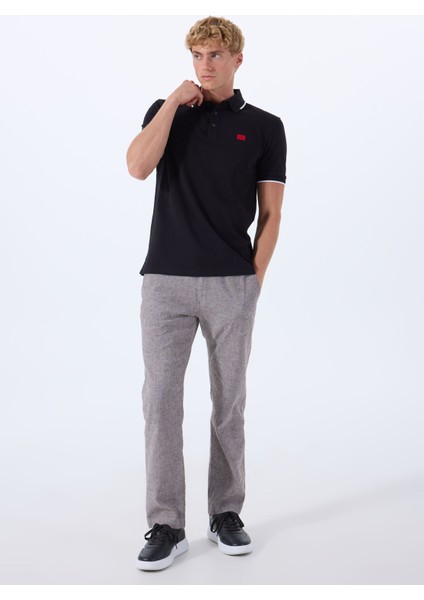 Açık Kahve Erkek Bağlamalı Bel Regular Fit Chino Pantolon Sanderson