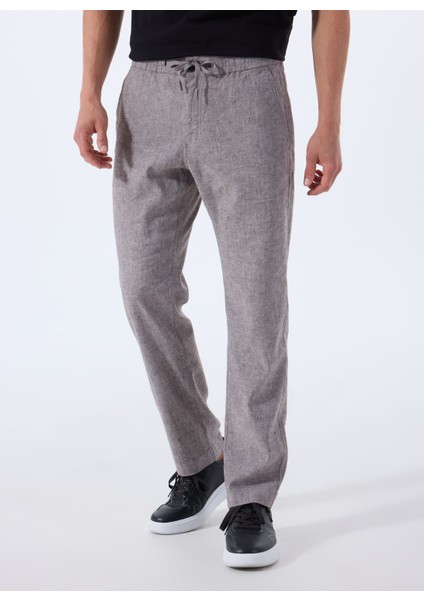 Açık Kahve Erkek Bağlamalı Bel Regular Fit Chino Pantolon Sanderson fiyatları