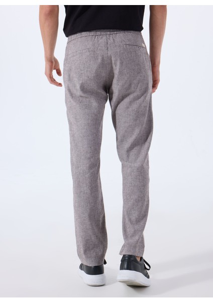 Açık Kahve Erkek Bağlamalı Bel Regular Fit Chino Pantolon Sanderson indirimleri