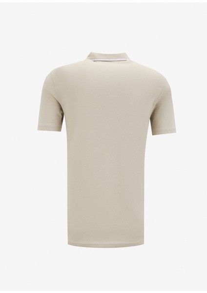 Bej Erkek Polo Yaka Slim Fit Polo T-Shirt Passertip fiyatları