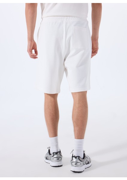Natürel Erkek Lastikli Bel Relaxed Sweat Şort 50534953_DAMTUS 10266045 01