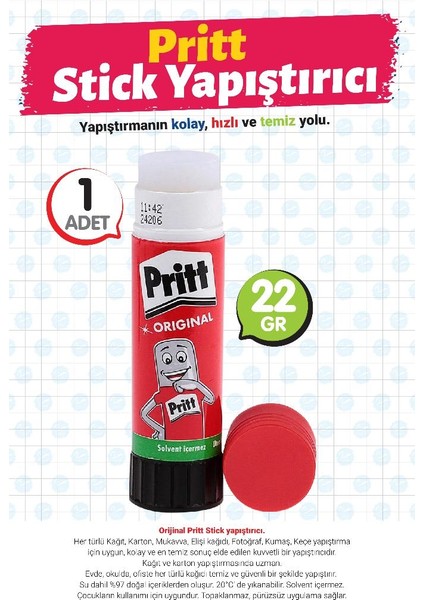 Prit Stick Yapıştırıcı 22 gr 1 ADET-T1447