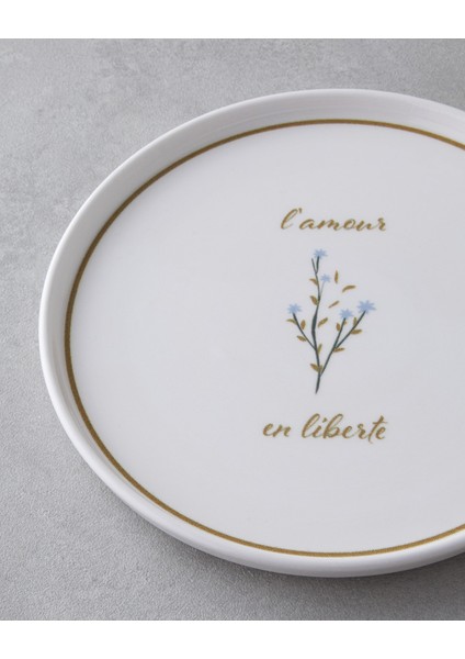 Bianca Seramik 6'lı Pasta Tabağı 20 cm Renkli